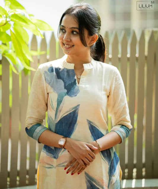 Muslin Silk Digital Print Summer Co-ord Set for Women