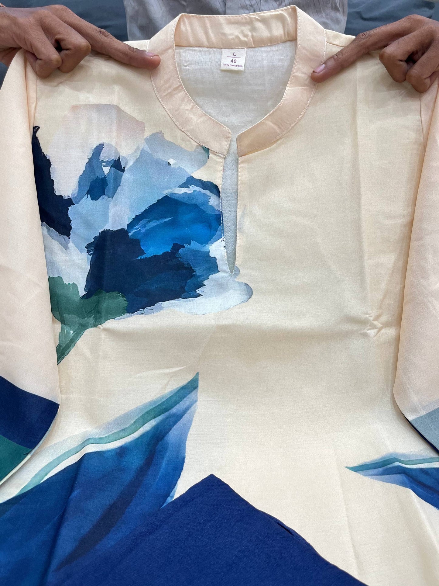 Muslin Silk Digital Print Summer Co-ord Set for Women