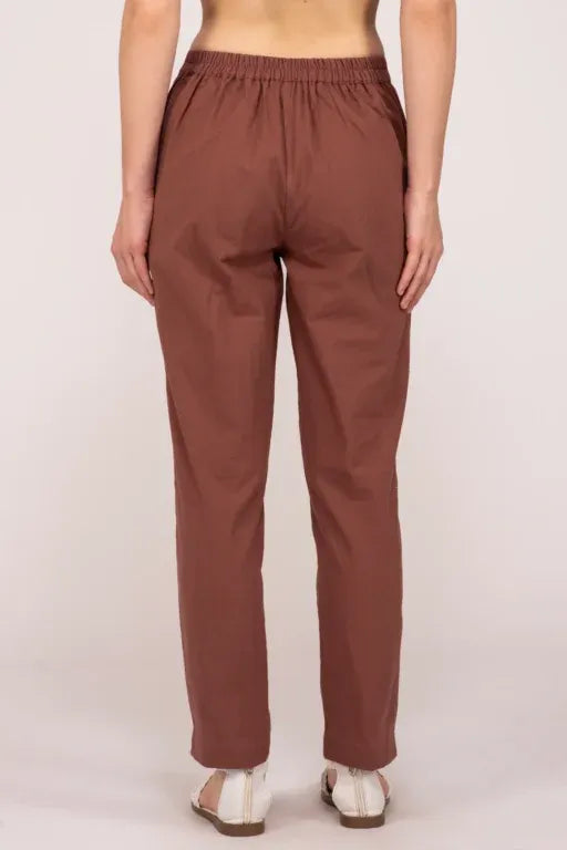 Rose Taupe Everyday Cotton Pant