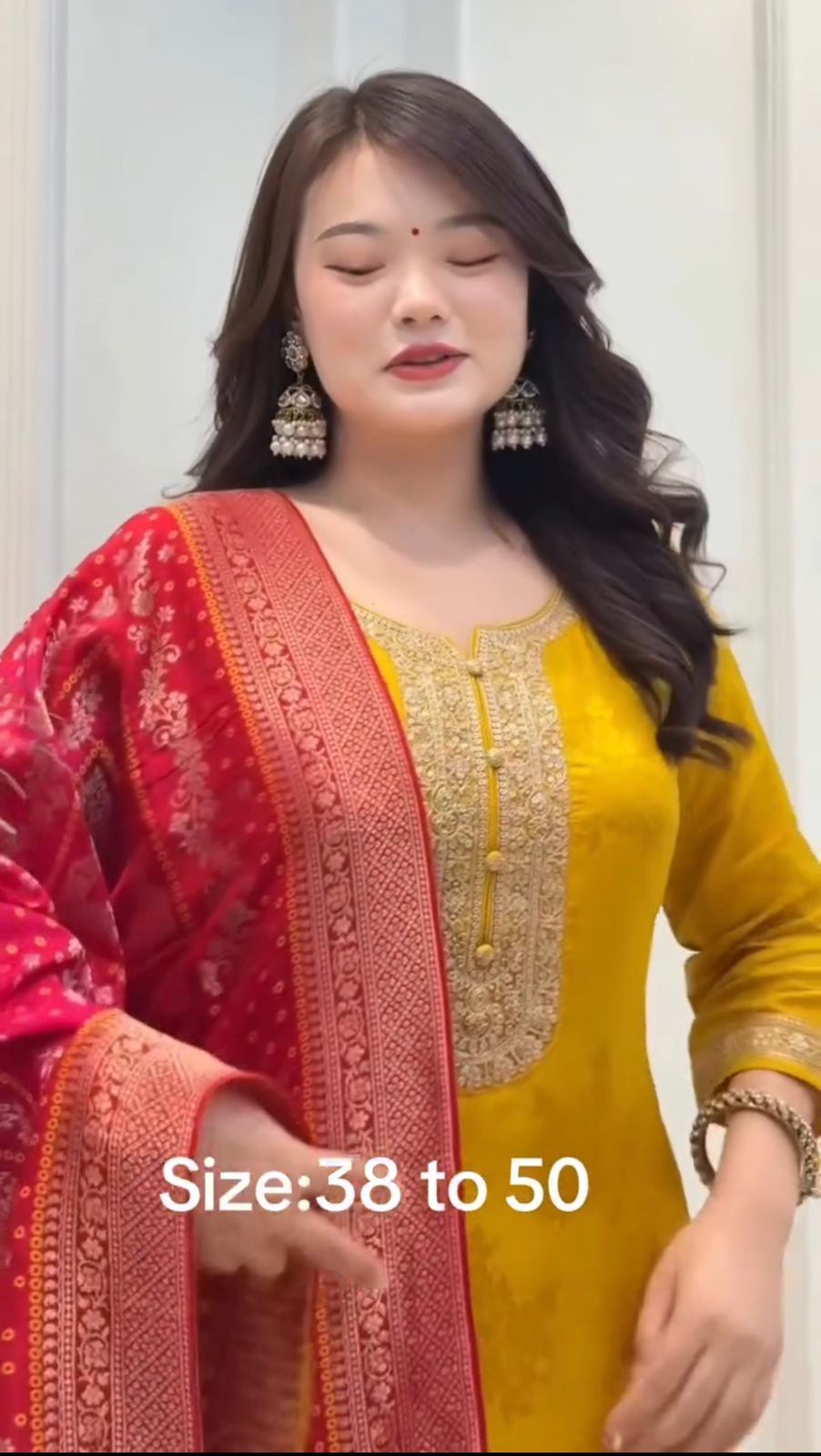 Zari Work Special Yellow Banarasi Suit Set with Dupatta