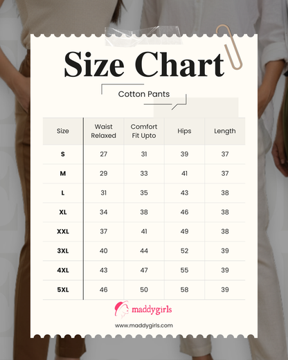 Royal Wine  Everyday Cotton Pant