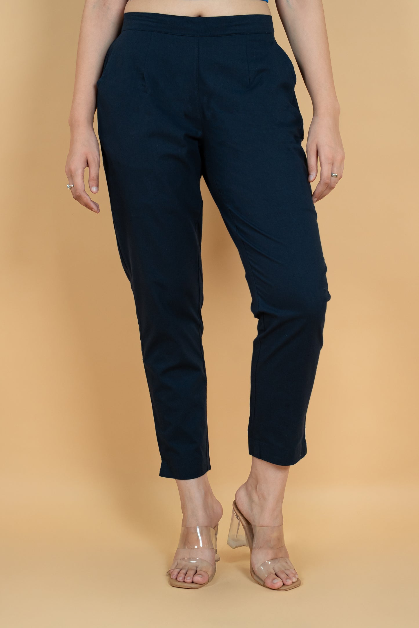 Navy Blue Everyday Cotton Pant