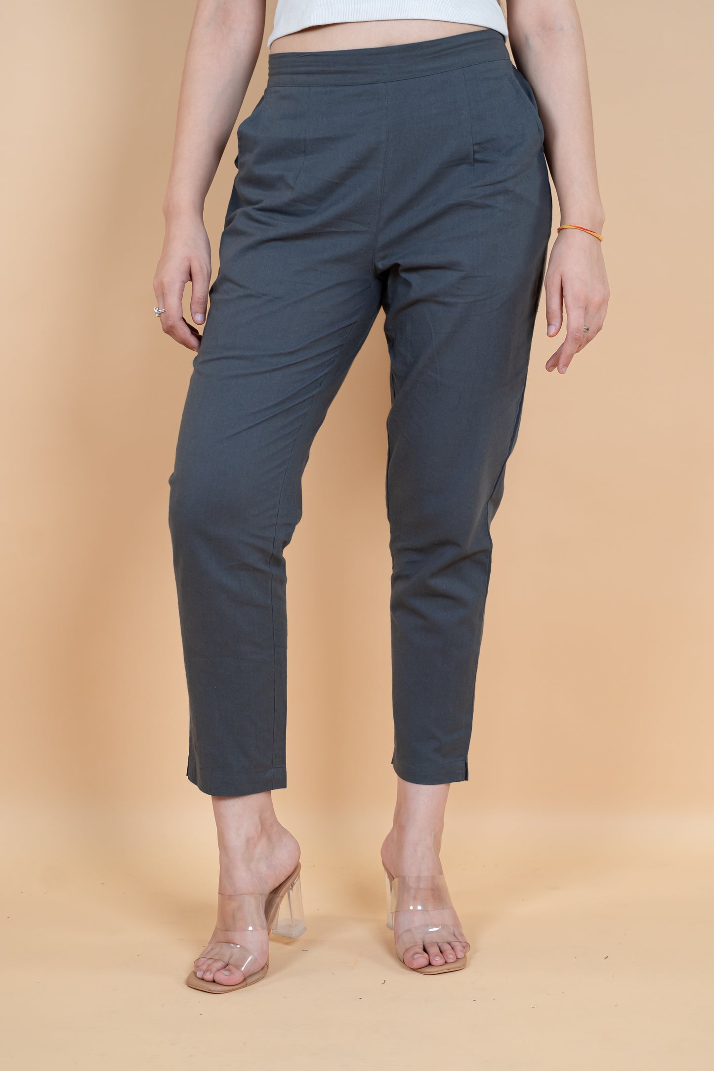 Cement Grey Everyday Cotton Pant
