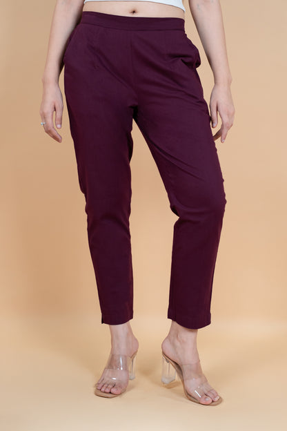 Royal Wine  Everyday Cotton Pant