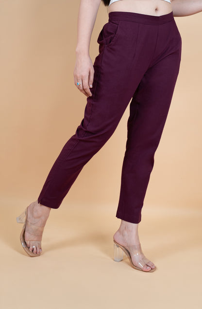 Royal Wine  Everyday Cotton Pant