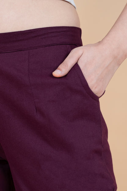 Royal Wine  Everyday Cotton Pant