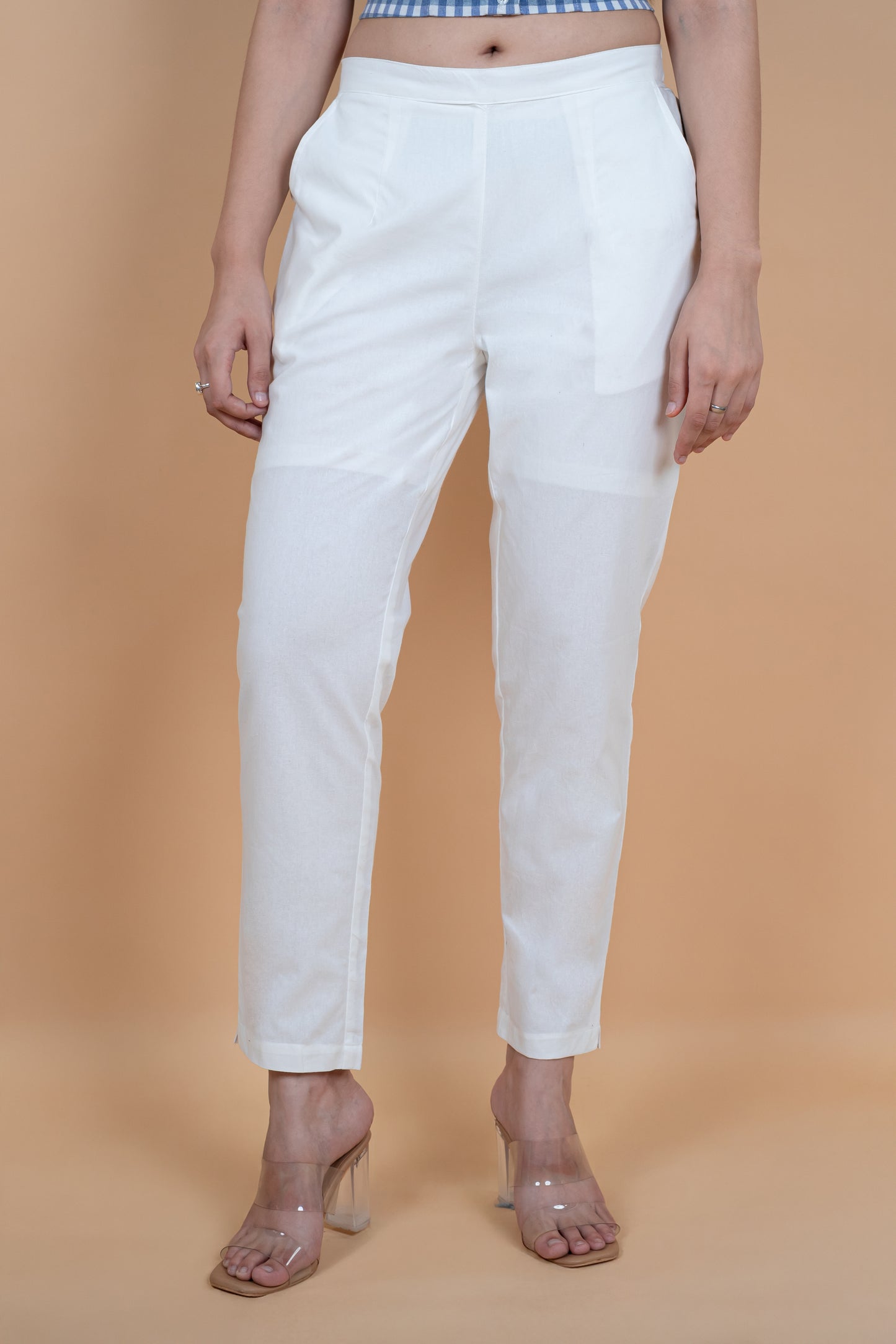 White Everyday Cotton Pant