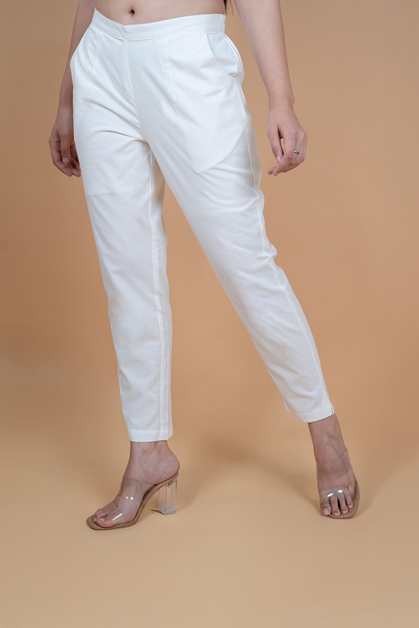 White Everyday Cotton Pant