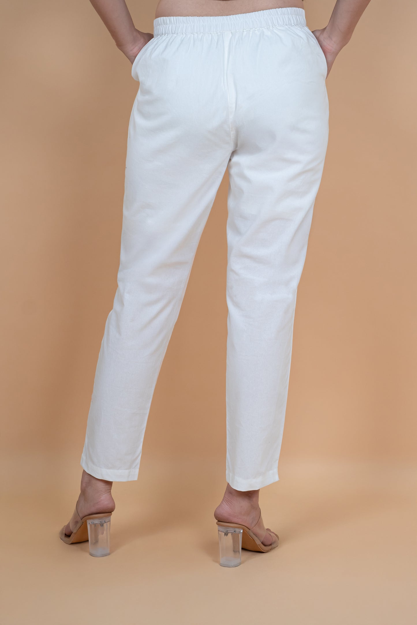 White Everyday Cotton Pant