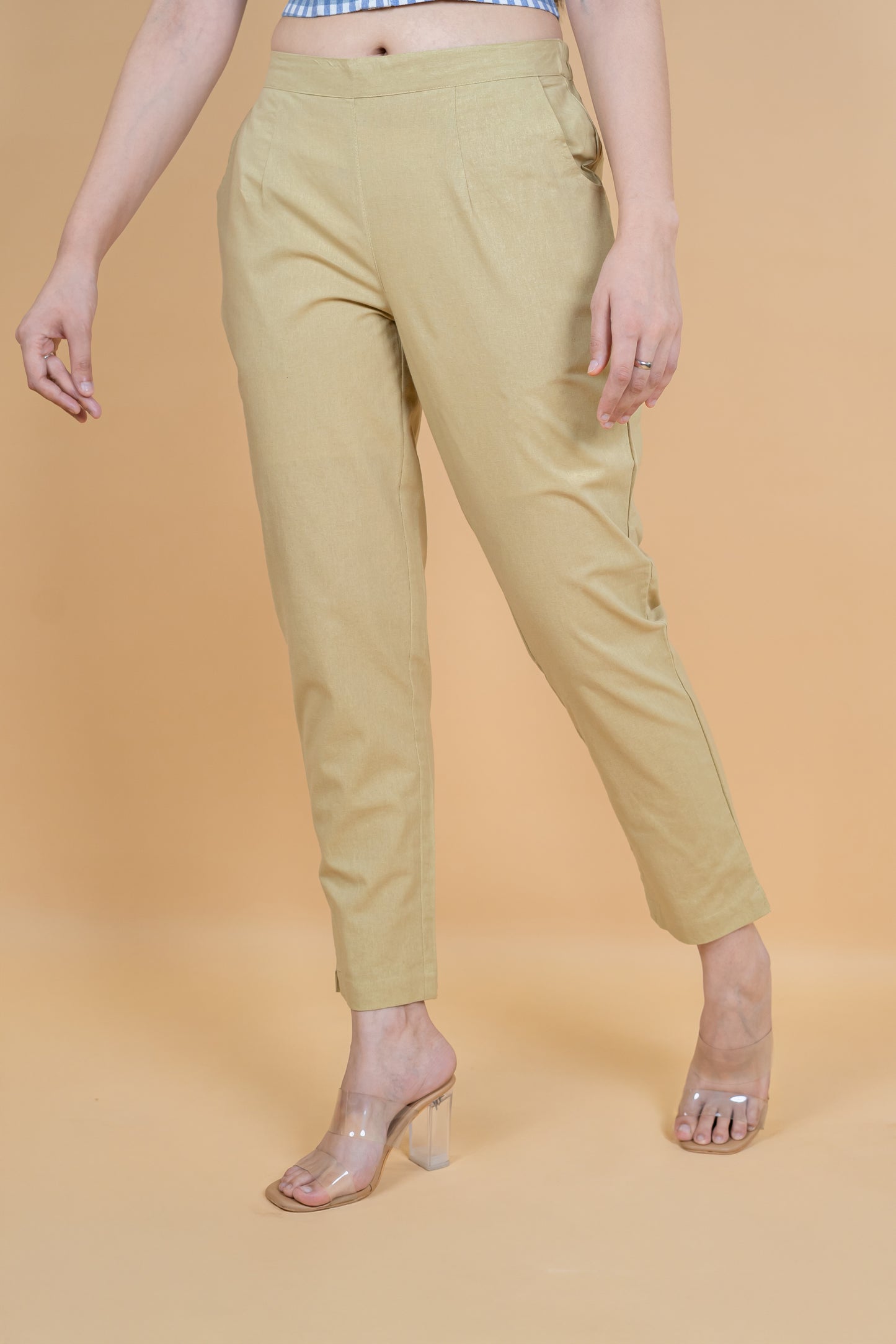 Earthy Brown Everyday Cotton Pant