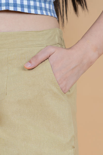 Earthy Brown Everyday Cotton Pant
