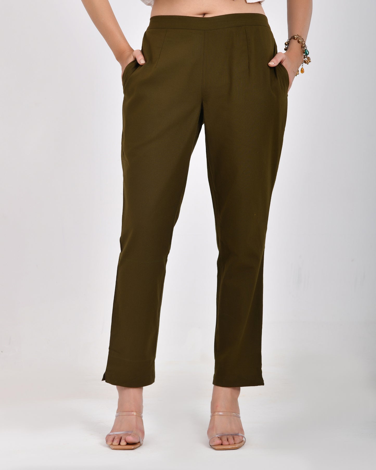 Olive Green Everyday Cotton Pant