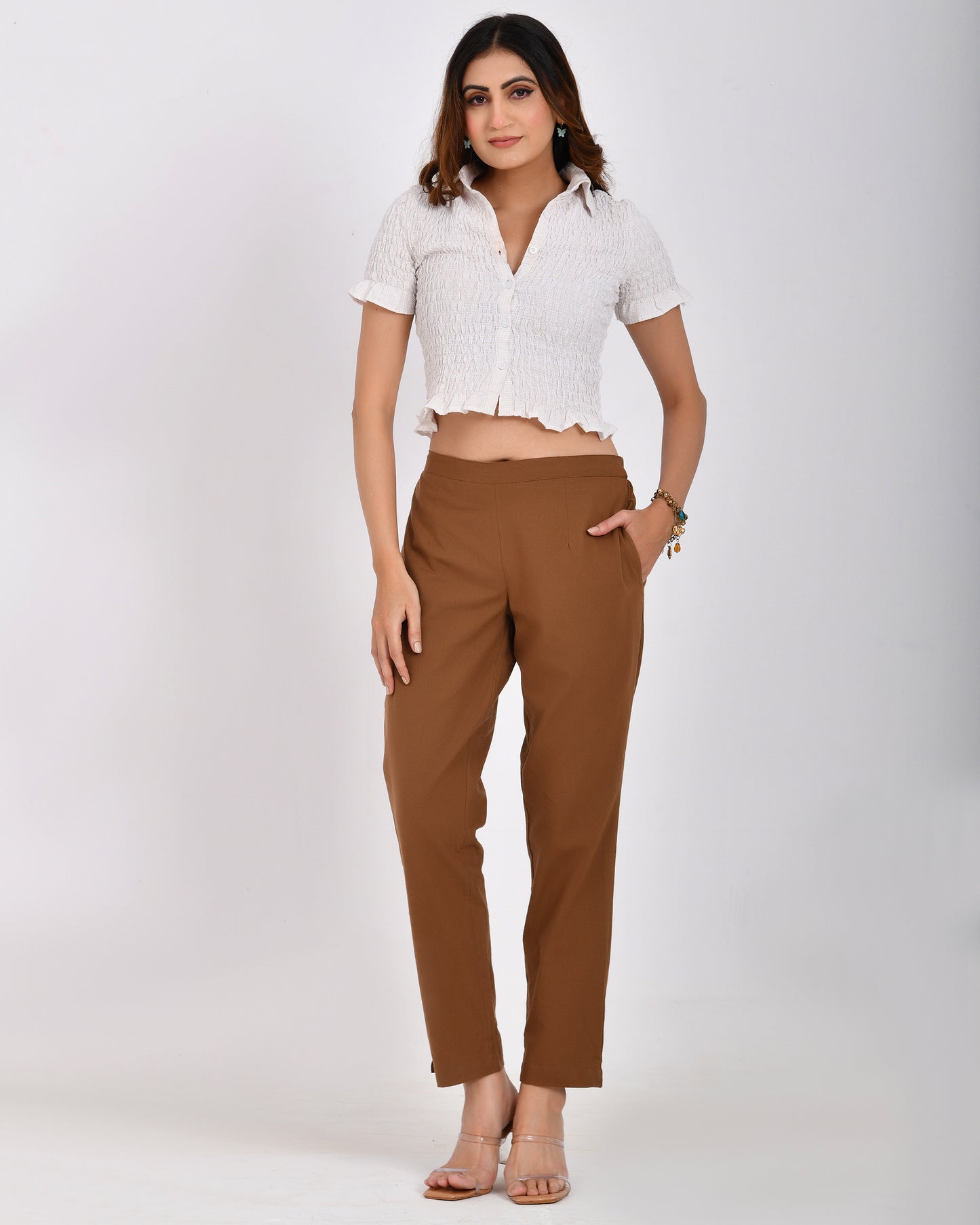Dark Brown Everyday Cotton Pant