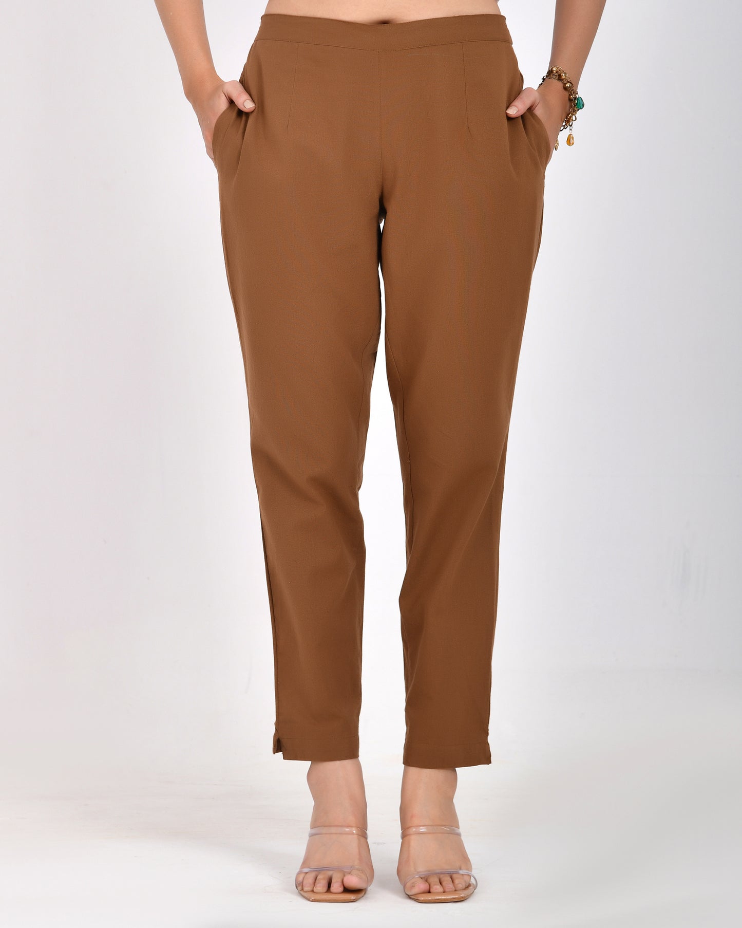 Dark Brown Everyday Cotton Pant