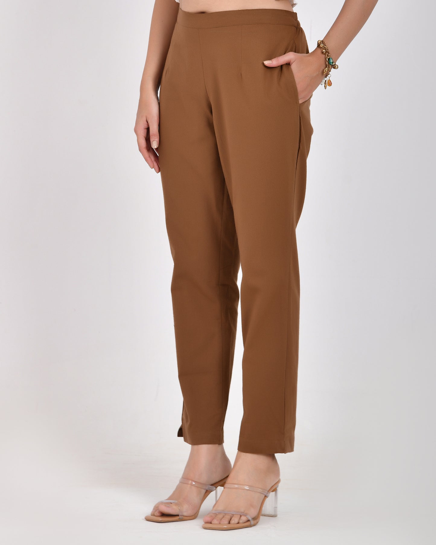 Dark Brown Everyday Cotton Pant