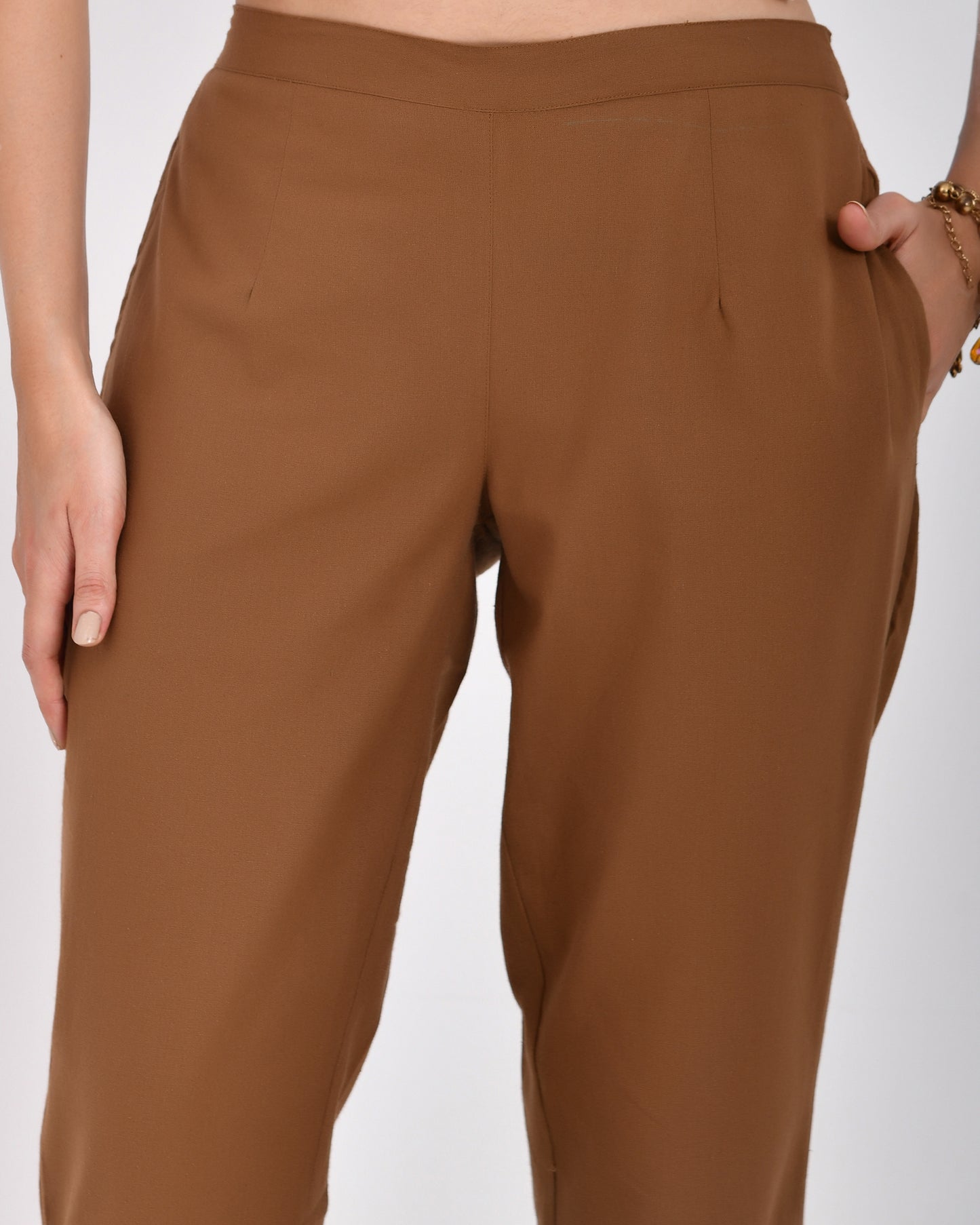 Dark Brown Everyday Cotton Pant