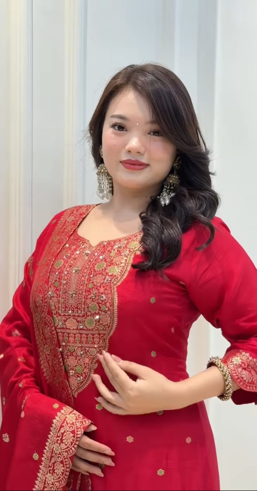 Premium Banarasi Jacquard Wedding Wear Set