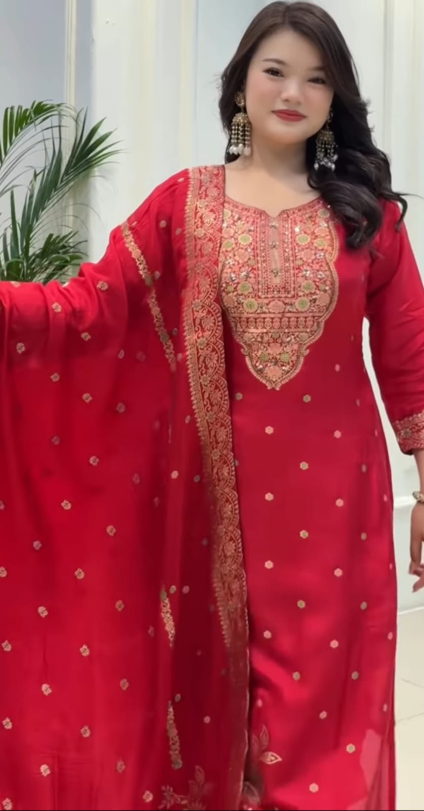 Premium Banarasi Jacquard Wedding Wear Set