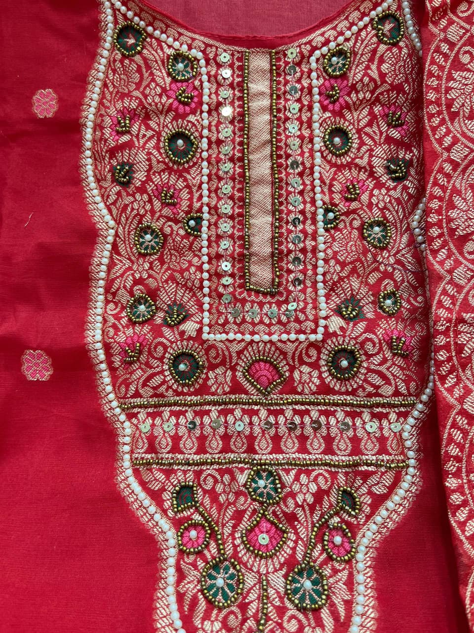 Premium Banarasi Jacquard Wedding Wear Set