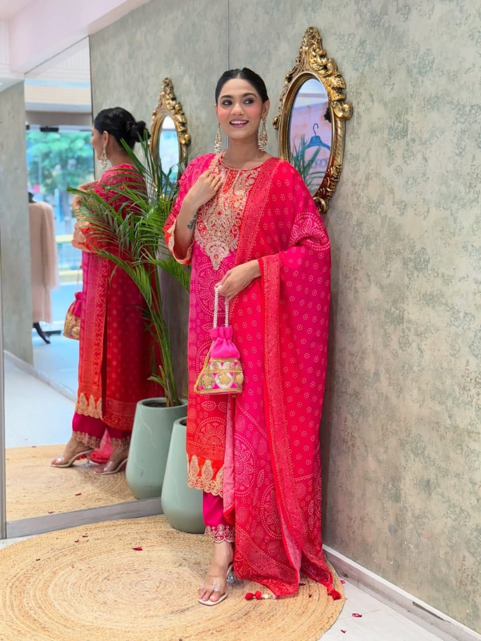 Festival Heavy Pure KitKat Silk Suit Set