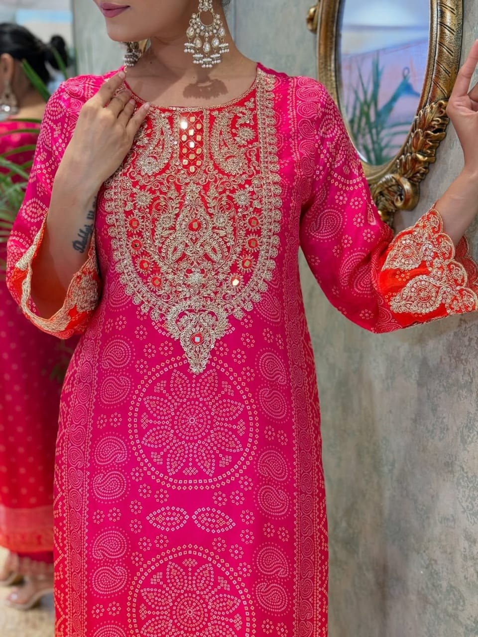 Festival Heavy Pure KitKat Silk Suit Set