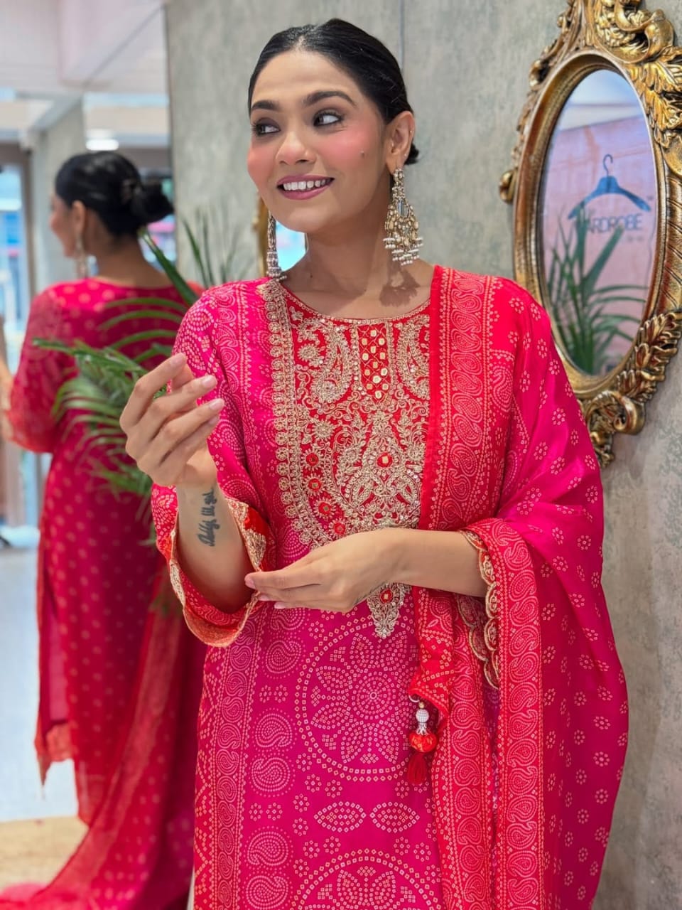 Festival Heavy Pure KitKat Silk Suit Set