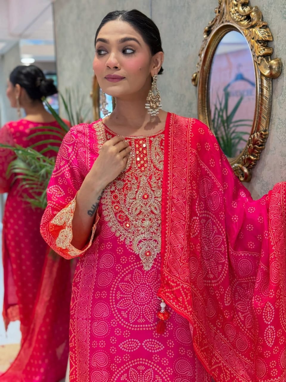 Festival Heavy Pure KitKat Silk Suit Set