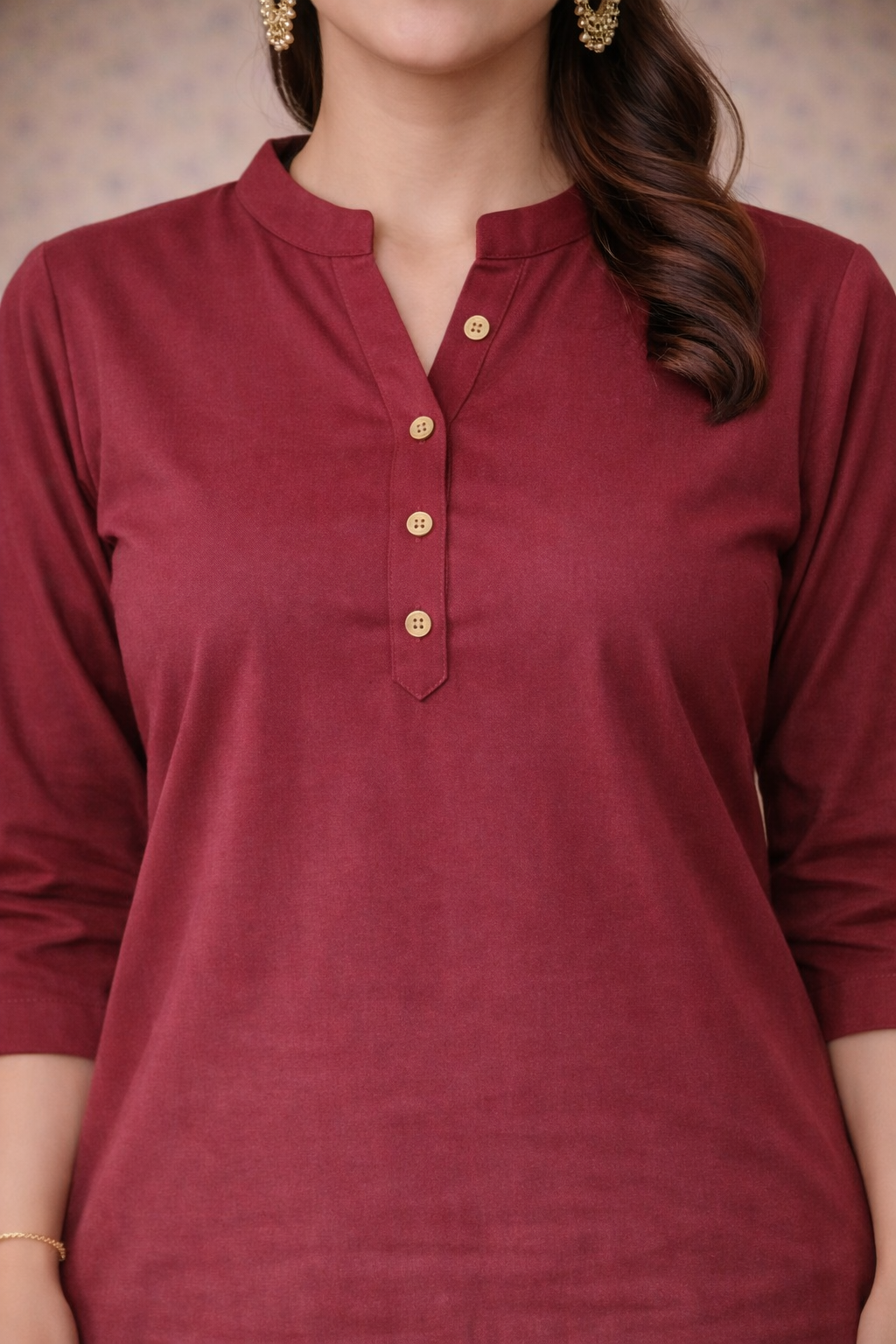 Elegant Maroon Rayon Co-ord Set for Women