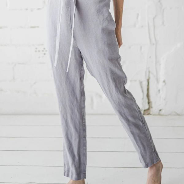 Linen Narrow Leg Pants