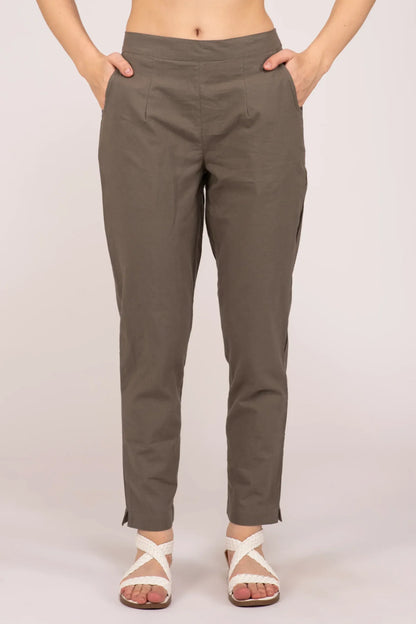 Grey Everyday Cotton Pant