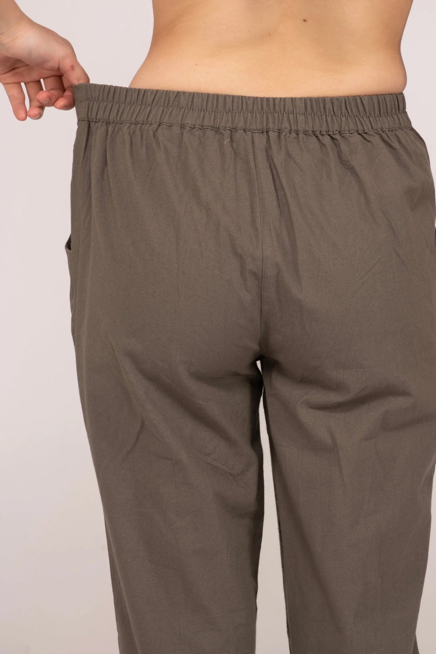 Grey Everyday Cotton Pant
