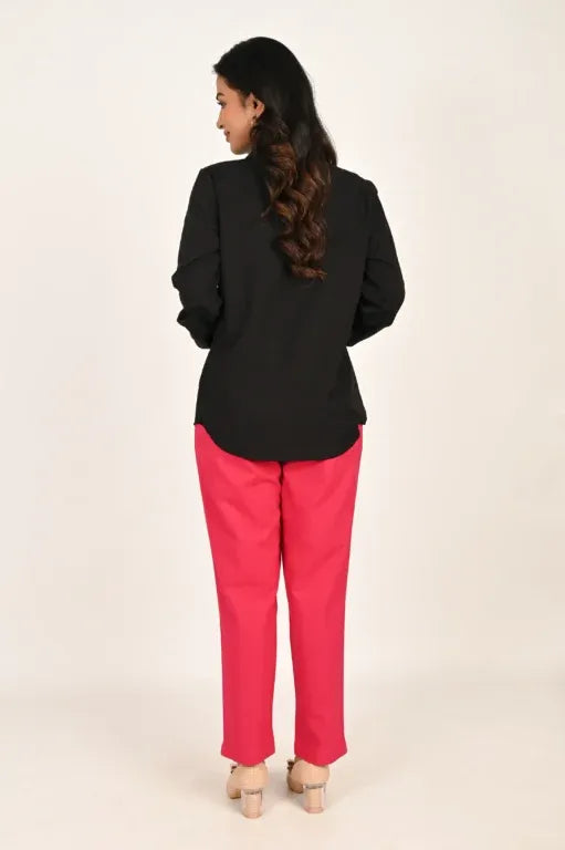 Hot Pink Everyday Cotton Pant
