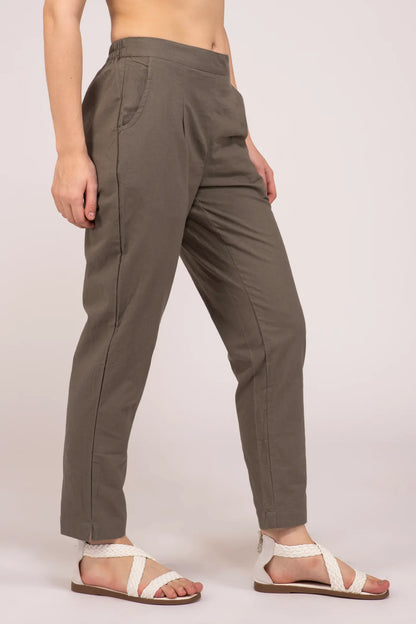 Grey Everyday Cotton Pant