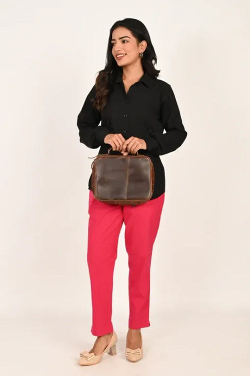 Hot Pink Everyday Cotton Pant