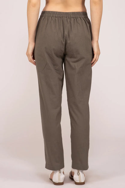 Grey Everyday Cotton Pant