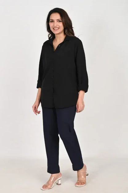 Navy Blue Everyday Cotton Pant